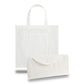 Medium Polypropylene Foldable Tote Bag (14.75'' W X 14.75'' H) 80 Gsm-Tote Bag-Brand Your Tote-White-Brand Your Tote