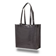 Medium Polypropylene Glam Metallic Croc Shopper Bag (14'' W X 14'' H) 105 Gsm-Bag-Brand Your Tote-Black-Brand Your Tote