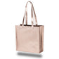 Medium Polypropylene Glam Metallic Croc Shopper Bag (14'' W X 14'' H) 105 Gsm-Bag-Brand Your Tote-Rosegold-Brand Your Tote