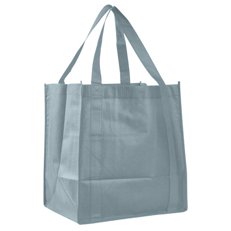 Medium Polypropylene Grocery Bag (12.5'' W X 13.5'' H) 80 Gsm-Bag-Brand Your Tote-Grey-Brand Your Tote