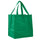 Medium Polypropylene Grocery Bag (12.5'' W X 13.5'' H) 80 Gsm-Bag-Brand Your Tote-Kelly Green-Brand Your Tote