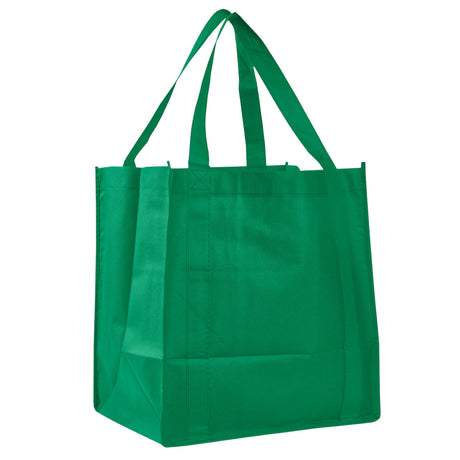 Medium Polypropylene Grocery Bag (12.5'' W X 13.5'' H) 80 Gsm-Bag-Brand Your Tote-Kelly Green-Brand Your Tote