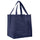 Medium Polypropylene Grocery Bag (12.5'' W X 13.5'' H) 80 Gsm-Bag-Brand Your Tote-Navy Blue-Brand Your Tote