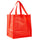 Medium Polypropylene Grocery Bag (12.5'' W X 13.5'' H) 80 Gsm-Bag-Brand Your Tote-Red-Brand Your Tote