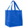 Medium Polypropylene Grocery Bag (12.5'' W X 13.5'' H) 80 Gsm-Bag-Brand Your Tote-Royal Blue-Brand Your Tote