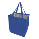 Medium Polypropylene Grocery Tote Bag (13'' W X 15'' H) 235 Gsm-Tote Bag-Brand Your Tote-Royal Blue-Brand Your Tote