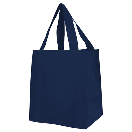Medium Polypropylene Heavy Duty Grocery Bag (13'' W X 15'' H) 100 Gsm-Bag-Brand Your Tote-Navy Blue-Brand Your Tote