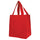Medium Polypropylene Heavy Duty Grocery Bag (13'' W X 15'' H) 100 Gsm-Bag-Brand Your Tote-Red-Brand Your Tote