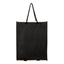 Medium Polypropylene Newspaper Newspaper Bag (12'' W X 14.5'' H) 80 Gsm-Bag-Brand Your Tote-Black-Brand Your Tote