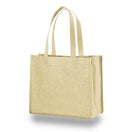 Medium Polypropylene Showstopping Sparkle Glitter Bag (13'' W X 11'' H) 120 Gsm-Bag-Brand Your Tote-Gold-Brand Your Tote