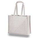 Medium Polypropylene Showstopping Sparkle Glitter Bag (13'' W X 11'' H) 120 Gsm-Bag-Brand Your Tote-Silver-Brand Your Tote