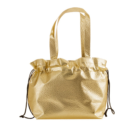 Medium Polypropylene Wrap-It-Up Croc Cinch Bag (15.5'' W X 10'' H) 105 Gsm-Bag-Brand Your Tote-Gold-Brand Your Tote