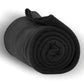Polyester Fleece Blanket (50'' W X 60'' H) 260 G/Sqm-Blanket-Brand Your Tote-Black-Brand Your Tote