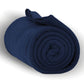Polyester Fleece Blanket (50'' W X 60'' H) 260 G/Sqm-Blanket-Brand Your Tote-Navy Blue-Brand Your Tote