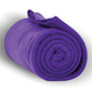 Polyester Fleece Blanket (50'' W X 60'' H) 260 G/Sqm-Blanket-Brand Your Tote-Purple-Brand Your Tote