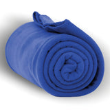Polyester Fleece Blanket (50'' W X 60'' H) 260 G/Sqm-Blanket-Brand Your Tote-Royal Blue-Brand Your Tote