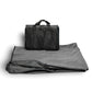 Polyester Fold Up Carry Picnic Blanket (50'' W X 60'' H) 260 G/Sqm-Blanket-Brand Your Tote-Cinder Grey-Brand Your Tote