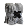 Polyester Fur Sherpa Blanket (50'' W X 60'' H) 235 G/Sqm-Blanket-Brand Your Tote-Grey-Brand Your Tote