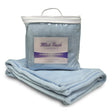 Polyester Mink Touch Luxury Baby Blanket (30'' W X 40'' H) 300Gsm-Blanket-Brand Your Tote-Baby Blue-Brand Your Tote