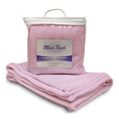 Polyester Mink Touch Luxury Baby Blanket (30'' W X 40'' H) 300Gsm-Blanket-Brand Your Tote-Baby Pink-Brand Your Tote