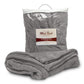 Polyester Mink Touch Luxury Blanket (50'' W X 60'' H) 300 Gsm-Blanket-Brand Your Tote-Grey-Brand Your Tote