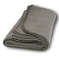 Polyester Promo Fleece Throw Blanket (50'' W X 60'' H) 200 G/Sqm-Blanket-Brand Your Tote-Grey-Brand Your Tote