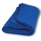 Polyester Promo Fleece Throw Blanket (50'' W X 60'' H) 200 G/Sqm-Blanket-Brand Your Tote-Royal Blue-Brand Your Tote