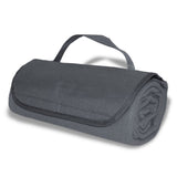 Polyester Roll Up Blanket (47'' W X 53'' H) 600D-Blanket-Brand Your Tote-Grey-Brand Your Tote