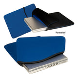 Polypropylene Reversible Laptop Sleeve (15'' W X 11'' H)-Laptop Sleeve-Brand Your Tote-Blue-Brand Your Tote