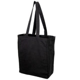 Medium Cotton Canvas Book Tote Bag (11'' W X 14'' H) 12 Oz