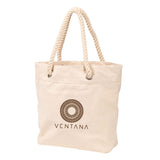 Medium Cotton Canvas Trendy Rope Handle Tote Bag (16.5'' W X 13.5'' H) 12 Oz