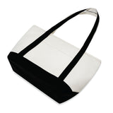 Large Cotton Canvas Yacht Club Tote Bag (20.5'' W X 13'' H) 24 Oz