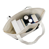 Large Cotton Canvas Yacht Club Tote Bag (20.5'' W X 13'' H) 24 Oz