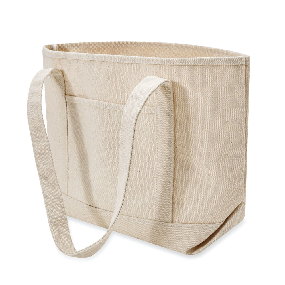 Large Cotton Canvas Admiral Tote Bag (20.5'' W X 13'' H) 24 Oz