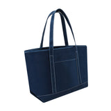 Xl Cotton Canvas Admiral Tote Bag (24'' W X 14'' H) 24 Oz