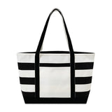 Xl Cotton Canvas Anchor Tote Bag (24'' W X 14'' H) 18 Oz