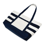 Xl Cotton Canvas Anchor Tote Bag (24'' W X 14'' H) 18 Oz