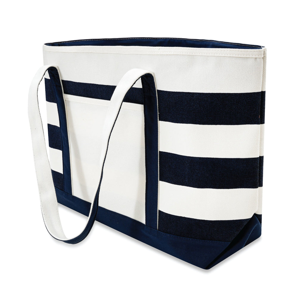Xl Cotton Canvas Anchor Tote Bag (24'' W X 14'' H) 18 Oz