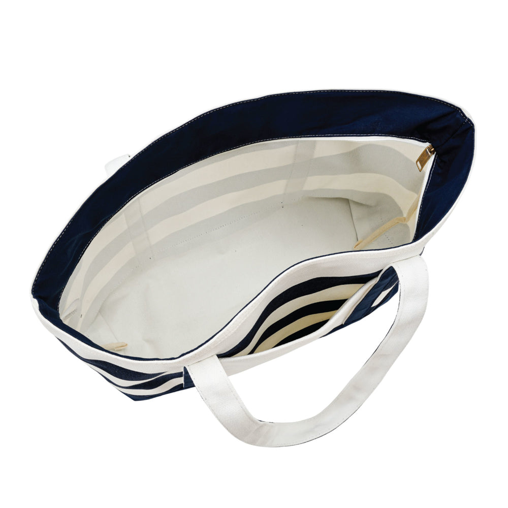 Xl Cotton Canvas Anchor Tote Bag (24'' W X 14'' H) 18 Oz