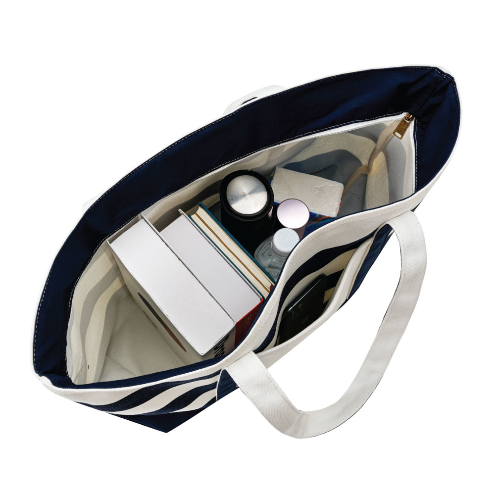 Xl Cotton Canvas Anchor Tote Bag (24'' W X 14'' H) 18 Oz