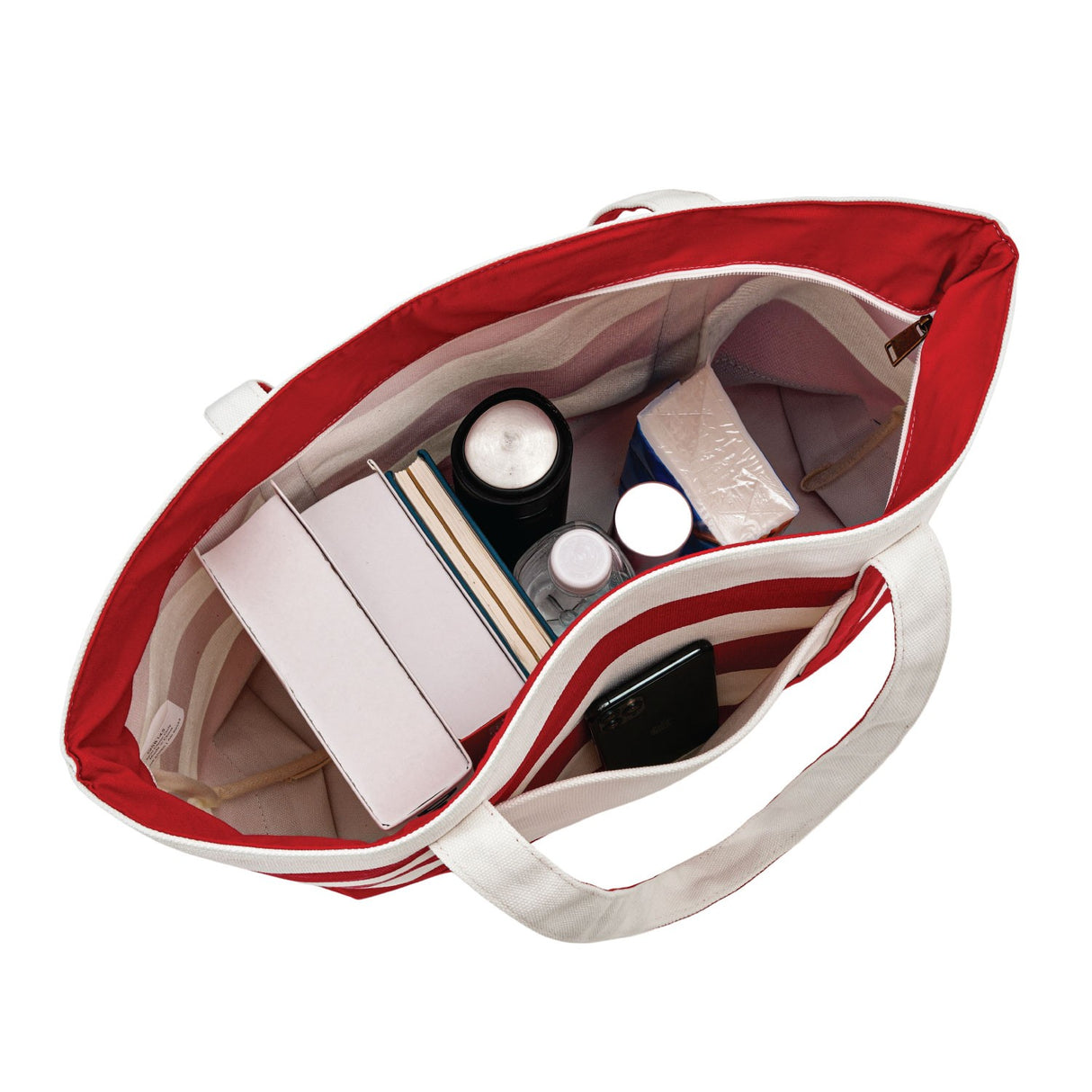 Xl Cotton Canvas Anchor Tote Bag (24'' W X 14'' H) 18 Oz