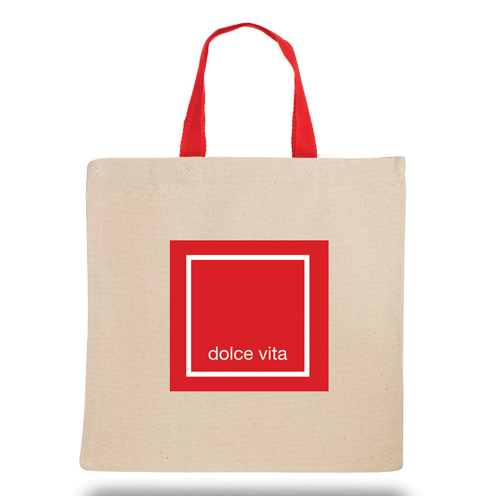 Medium Cotton Canvas Tote Bag (14'' W X 14'' H) 10 Oz