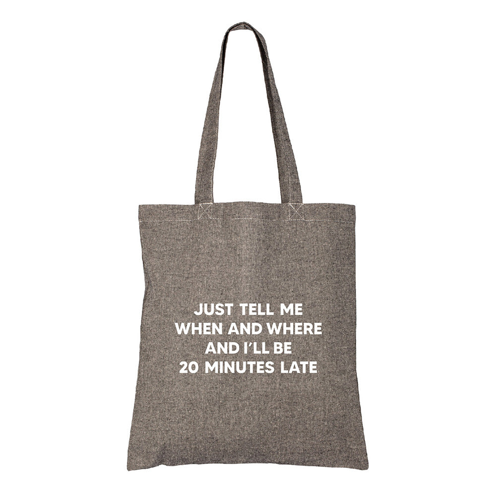 Large Cotton Canvas Convention Tote Bag (15'' W X 16'' H) 7 Oz