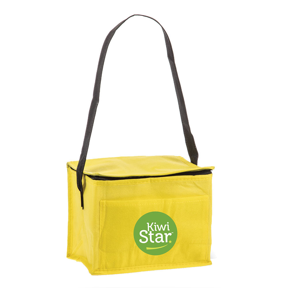 Small Polypropylene 6 Can Cooler Bag (8'' W X 6'' H) 80 Gsm