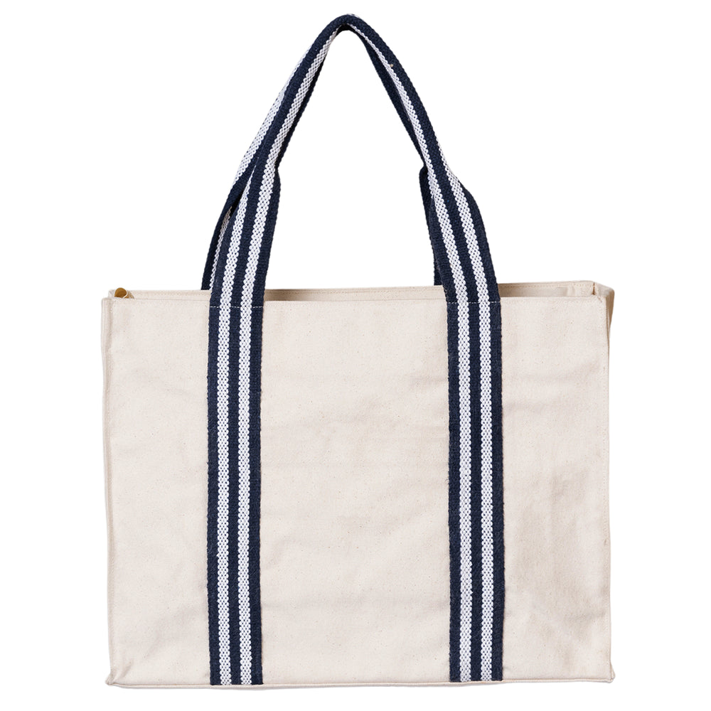 Medium Cotton Canvas Harbor Classic Tote Bag (16.14'' W X 11.8'' H) 14 Oz