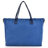 Large Cotton Canvas Cross Functional Tote Bag (17'' W X 13.77'' H) 18 Oz