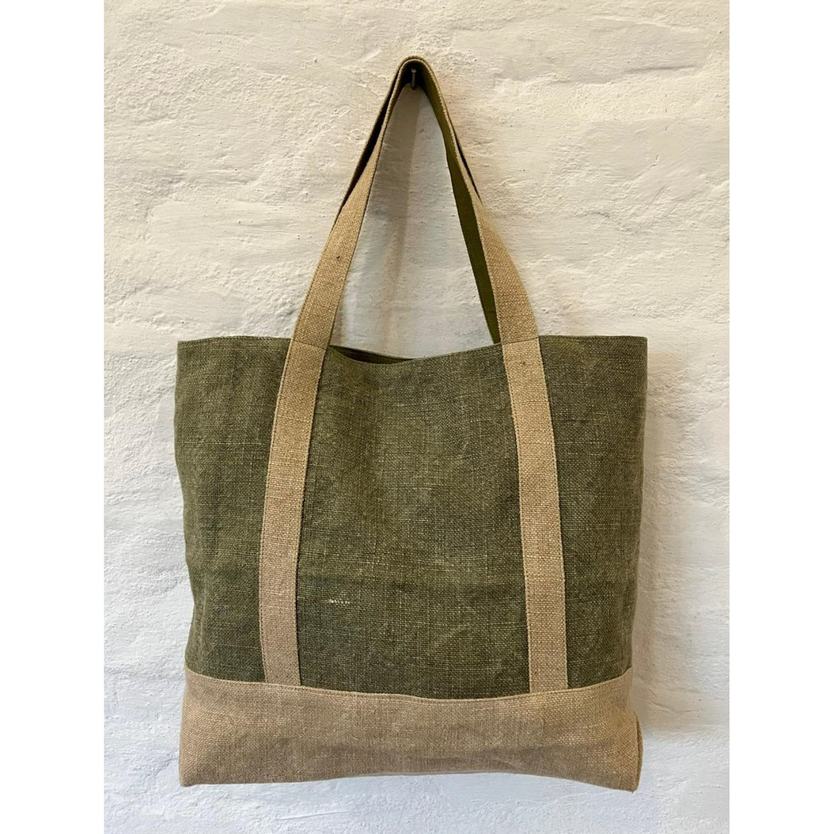 Large Jute Kilim Kilim Premium Tote Bag (17.5'' W X 14.5'' H) 18 Oz