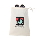 Medium Cotton Canvas Shoedrawstring Shoe Bag (11'' W X 16'' H) 7 Oz