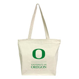Medium Cotton Canvas Zippered Tote Bag (15'' W X 12'' H) 12 Oz