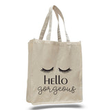 Large Cotton Canvas Book Tote Bag (14'' W X 17'' H) 12 Oz